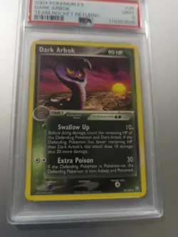 2004 Pokemon EX Dark Arbok #29 Team Rocket Returns PSA 9 MINT - Image 5