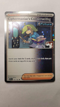Ciphermaniac's Codebreaking 198/162 Cosmos; Pokemon Series 6 Play! Prize Pack NM - Image 1