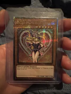Yugioh Dark Magician Girl RA03-EN123 Quarter Century Rare MVP Art 1st Ed NM - Image 1