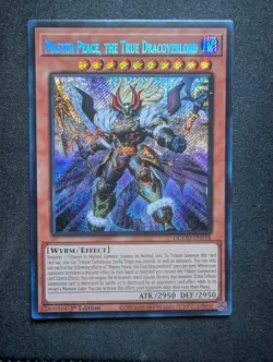Master Peace, The True Dracoverlord DOOD-EN018 Secret Rare NM Near Mint Yugioh - Image 1