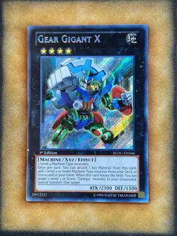 Yugioh Gear Gigant X REDU-EN046 Secret Rare 1st Ed NM - Image 1