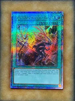 Yugioh Sky Striker Mobilize - Engage! BLMR-EN091 Quarter Century Rare 1st Ed NM - Image 1