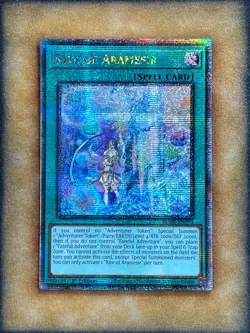 Yugioh Rite Of Aramesir BLMR-EN093 Quarter Century Secret Rare 1st Ed NM - Image 1