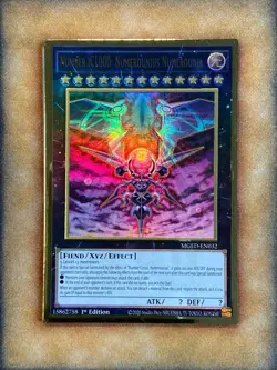 Yugioh Number iC1000: Numerounius Numerounia MGED-EN032 Gold Rare 1st Ed NM - Image 1