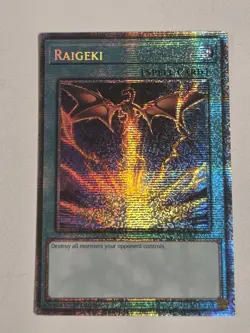Raigeki MP25-EN015 Starlight Rare Yugioh 2025 Mega-Pack 1st Edition Mint Alt Art - Image 1