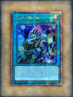Yugioh Small World RA01-EN067 Quarter Century Secret Rare 1st Ed NM - Image 1