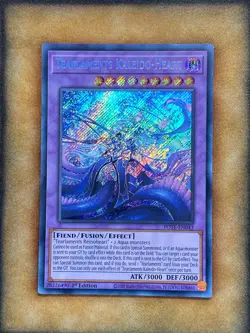Yugioh Tearlaments Kaleido-Heart POTE-EN043 Secret Rare 1st Ed NM - Image 1