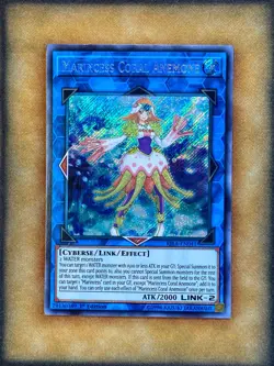 Yugioh Marincess Coral Anemone RIRA-EN041 Secret Rare 1st Ed NM - Image 1