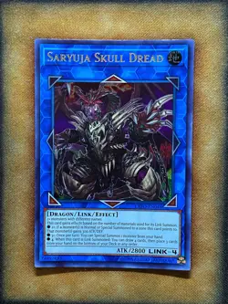 Yugioh Saryuja Skull Dread EXFO-EN048 Secret Rare NM - Image 1