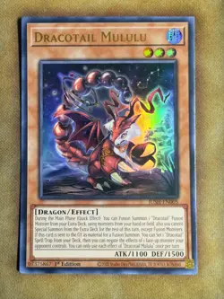 Yugioh Dracotail Mululu JUSH-EN005 Ultra Rare 1st Ed NM - Image 1