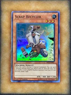 Yugioh Scrap Recycler FIGA-EN051 Super Rare 1st Ed NM - Image 1