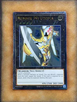 Yugioh Number 39: Utopia OP17-EN001 Ultimate Rare NM - Image 1