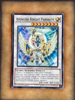 Yugioh Avenging Knight Parshath LC5D-EN230 Common 1st Ed MP - Image 1