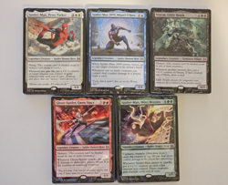 Magic: The Gathering Spiderman Welcome Decks (All 5 Colors / 30-Card Decks) - Image 1
