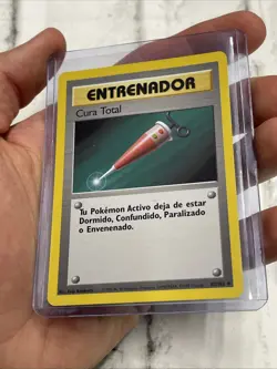 Cura Total Full Heal Pokemon TCG Spanish Base Set 82/102 Vintage WOTC Card NM - Image 2