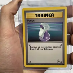 Pokemon Card Potion Base Set 2 Trainer 122/130 Vintage Vtg WOTC NM TCG Nintendo - Image 1