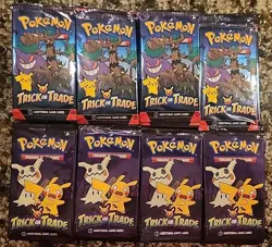 150 Packs Of Pokemon Trick Or Trade 2023 / 2024 Booster 3 Cards Each 450 Total - Image 1