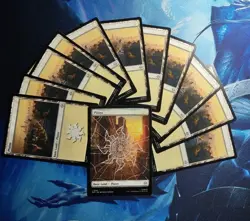X48 Spiderman Land Card Set SPM Magic The Gathering Lot - Image 2