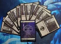 X48 Spiderman Land Card Set SPM Magic The Gathering Lot - Image 3