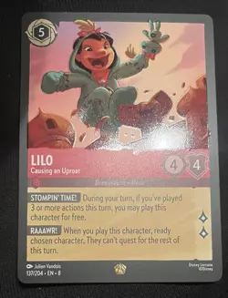 Lilo - Causing an Uproar 137/204 Reign of Jafar Regular + Free Bonus Cards - Image 1