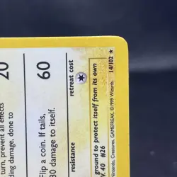 Raichu #14 14/102 Base Set Holo Rare Unlimited Vintage WOTC Pokemon Card - MP - Image 5