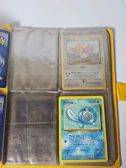 1999 Pokemon Bulbasaur Yellow Collector's Album Vintage Pocket Binder +Cards - Image 5