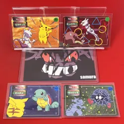 4set!! EX~NM-) Pokemon Card Top-Sun Series Special Set Japanese Squirtle Mewtwo - Image 1