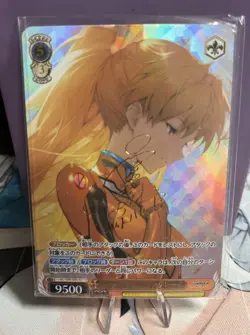 Asuka Langley Soryu Evangelion Neon STAR Goddess Waifu Holo Card Better - Image 1