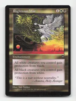 Righteous War Visions # Magic the Gathering Rare - Image 1