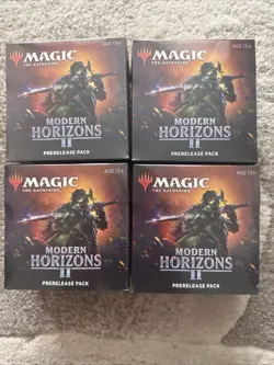 4xMTG Magic the gathering Modern Horizons 2 Prerelease Pack kit New sealed promo - Image 1