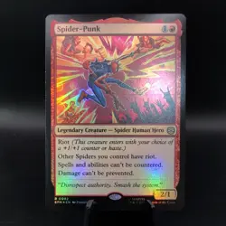 Spider-Punk (Foil) - 0092 - Marvel's Spider-Man MTG - NM/M - Image 1
