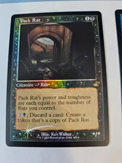MTG - Pack Rat FOIL Retro Frame - Ravnica Remastered - Image 1