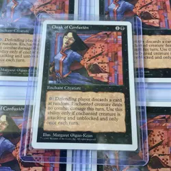 Lot of (5) 1997 MAGIC THE GATHERING CLOAK OF CONFUSION NM Card RARE - Image 2