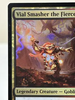 MTG: Vial Smasher the Fierce Commander 2016 Foil Mythic Rare Black Red - Image 4