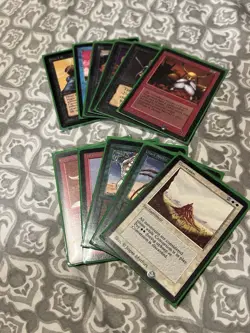Magic The Gathering Lot Of 11 Beta Cards - Image 1