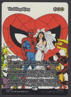 MTG Marvel’s Spider-Man Wedding Ring (Borderless) #7 Mythic - Image 1