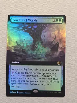 Conduit of Worlds (Extended Art) (FOIL) Phrexia: All Will Be One - MTG - LP - Image 1