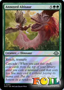 Annoyed Altisaur 0284 MTG Modern Horizons 3 Uncommon NP Foil - Image 1