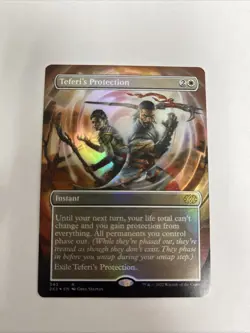 Teferi’s Protection Borderless Foil Double Masters 2022 MTG - Image 1