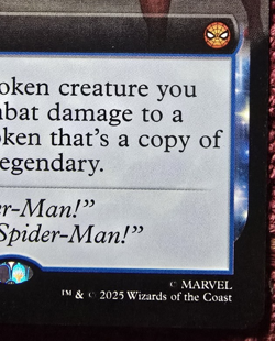 Imposter Syndrome Magic The Gathering Spider-Man Mythic Rare Ext Art #251 MINT - Image 4