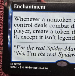 Imposter Syndrome Magic The Gathering Spider-Man Mythic Rare Ext Art #251 MINT - Image 5