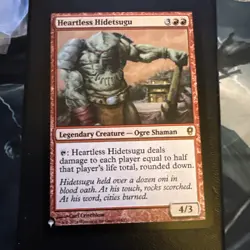 Heartless Hidetsugu - Rare - MTG Champions of Kamigawa Non-Foil - NM - Image 1