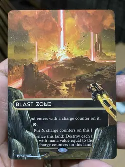 Blast Zone MTG Edge of Eternities: Stellar Sights Hand Painted Altered Art Tentz - Image 2