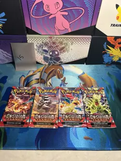 Pokemon SV Obsidian Flames Booster Pack - ART SET (Set Of 4) - Image 1