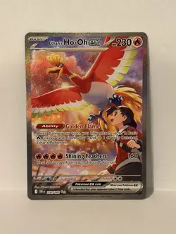 Pokemon TCG Ethan's Ho-Oh EX Sir 230/182 Destined Rivals Mint/Nm Condition - Image 1