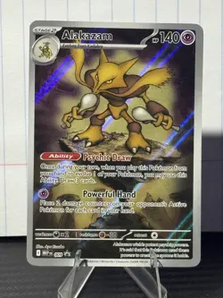 Alakazam 009 Black Star Promo Pokemon TCG Mega Evolution NM Near Mint - Image 1