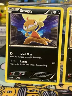 Scraggy - 73/99 - BW Next Destinies & Scraggy 66/711 - Furious Fists - Pokemon - Image 2