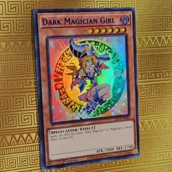 Dark Magician Girl LDS3-EN082 Blue Ultra Rare 1st Edition Near Mint Yu-Gi-Oh - Image 1