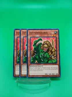 Yu-gi-oh! TCG 3x Zuttomozaurus DUNE-EN081 x3 Common YUGIOH! NM DINOSAUR - Image 1