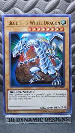 | Yugioh Blue-Eyes White Dragon LCKC-EN001 Ultra Rare Legendary Kaiba NM 🔥 | - Image 1